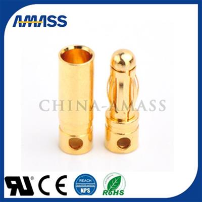 GC4016​ 4 mm ​gold banana connector